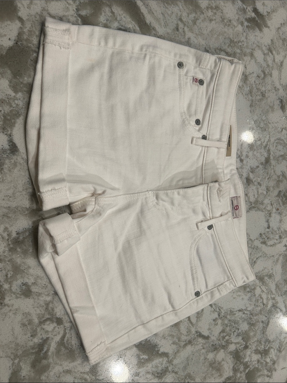 Adriano Goldschmied White Denim Shorts